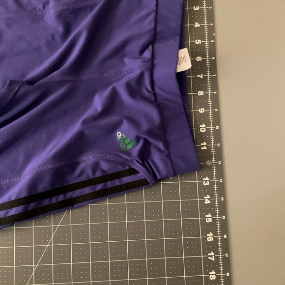 adidas Kids Purple Leggings - Picture 2 of 6